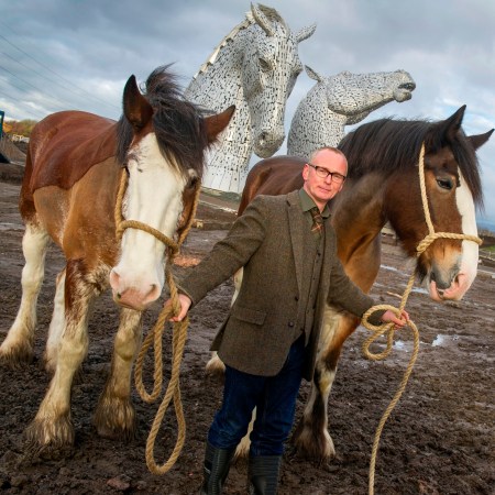 Andy Scott and the Kelpies