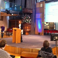 Nora Rundell opens the conference Nora Rundell