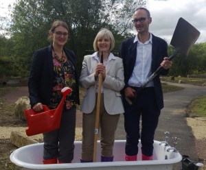 Claire Bennett, Grow Wild; Maureen McGinn, Big Lottery Fund; Mark Brand, East Renfrewshire Council