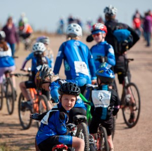Young people taking part in the Go Ride Legacy