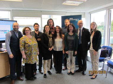 LaunchMe R2 cohort with John Swinney and Firstport Chief Exec Karen McGregor (on right)