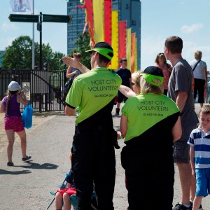City Host Volunteers in action