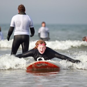 Fay's grandaughter, Layla, having fun 