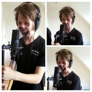 Making music in the studio