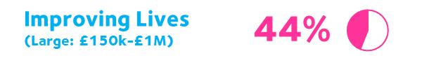 Improving Lives (Large grants) - 44%