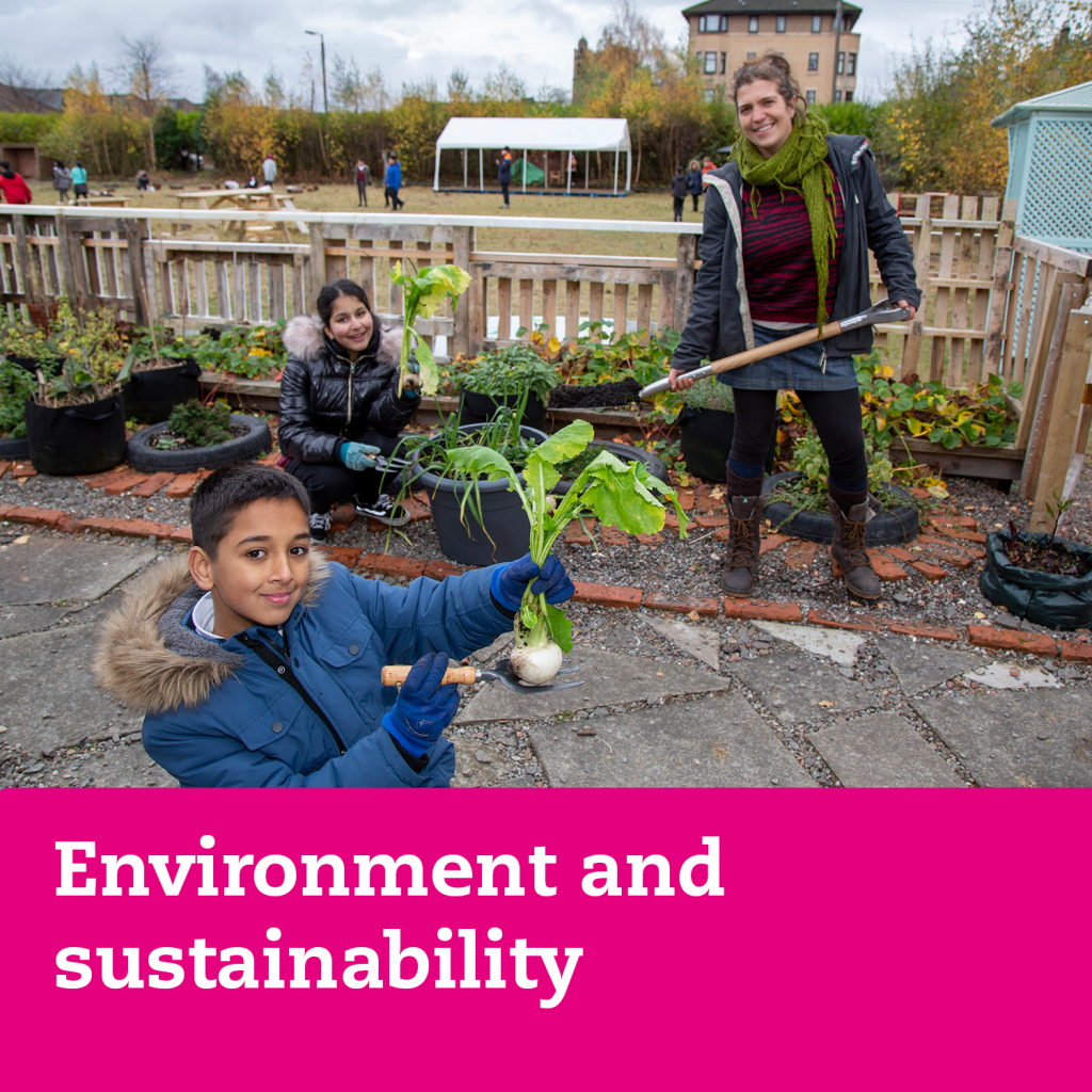 Click here for 'Environment and sustainability'