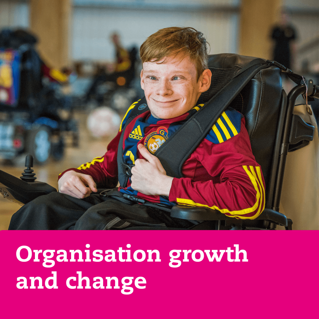 Click here for 'Organisation growth and change'
