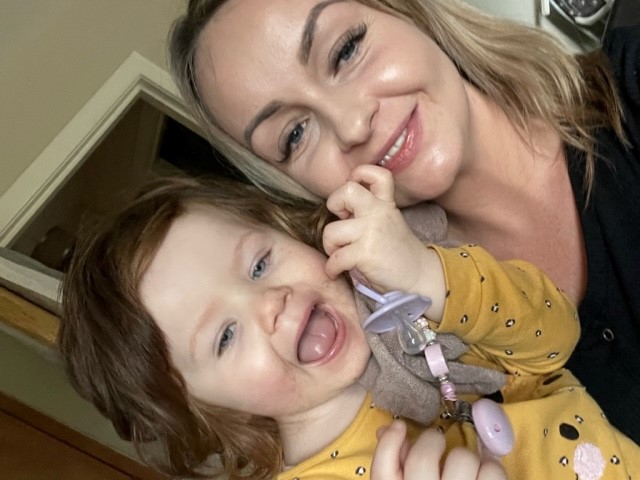 Mirren and Kerin smiling 